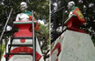 One arrested after protests in Kerala over BJP flag draped on Mahatma Gandhi statue